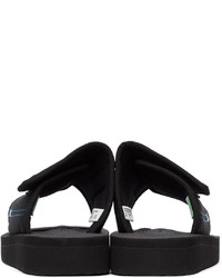 John Elliott Black Suicoke Edition Slide Sandals
