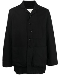 Black Canvas Shirt Jacket