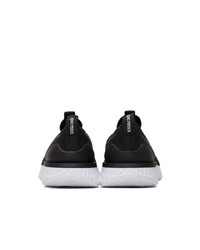 Nike Black And White Epic Phantom React Flyknit Sneakers