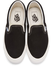 Vans Black Og Classic Slip On Sneakers