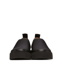 Issey Miyake Black United Nude Edition Bounce Sneakers