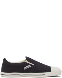 Palm Angels Black Vulcanized Low Top Sneakers