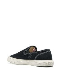 Acne Studios Contrast Stitching Slip On Sneakers