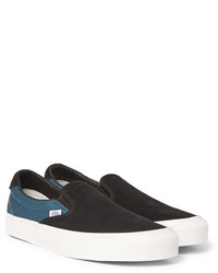 Vans Og 59 Lx Suede And Canvas Slip On Sneakers