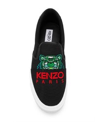 Kenzo Tiger Slip On Sneakers
