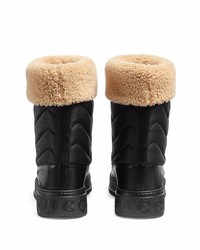 Gucci Horsebit Chevron Quilted Boots