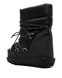 Sacai Quilted Lace Up Ankle Boots
