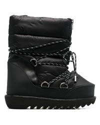 Sacai Quilted Lace Up Ankle Boots