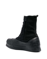 The Viridi-anne Rubber Lace Up Boots