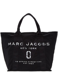Marc Jacobs Black Large New Logo Tote