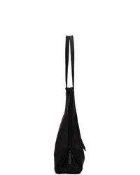 Yohji Yamamoto Black Leather Zip Tote
