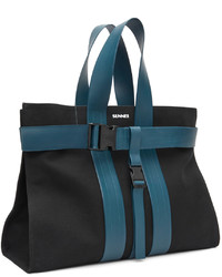 Sunnei Black Parallelpipedo Messenger Bag