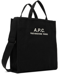 A.P.C. Black Recovery Tote