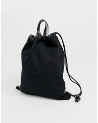 Mi-Pac Drawstring Tote Bag In Black To Asos