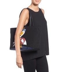 Kate Spade New York Expand Your Horizons Pelican Francis Canvas Tote Black