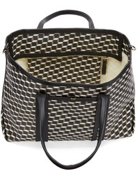 Pierre Hardy Tricolor Perspective Cube Tote