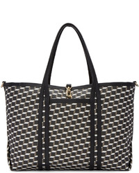 Pierre Hardy Tricolor Perspective Cube Tote