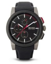 Hugo Boss 1512979 Chronograph Black Nylon Canvas Strap Watch One Size Assorted Pre Pack