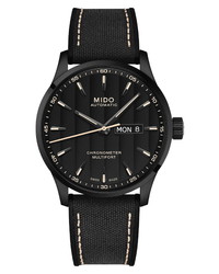 MIDO Multifort Automatic Canvas Silicone Watch