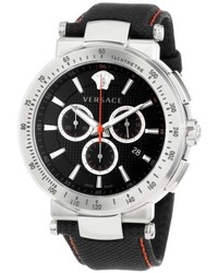 Versace Vfg040013 Mystique Sport 46mm Stainless Steel Chronograph Watch