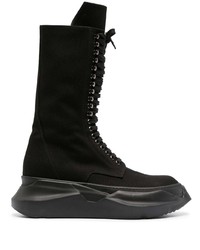 Rick Owens DRKSHDW Army Abstract Combat Boots