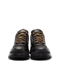Prada Black Hybrid Hiking Boots