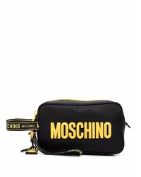 Moschino Embossed Logo Clutch Bag