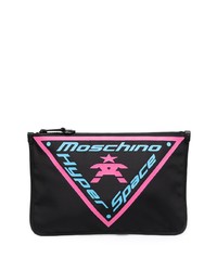Moschino Graphic Print Clutch Bag