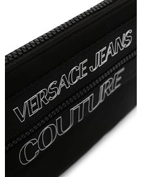 VERSACE JEANS COUTURE Logo Print Clutch Bag