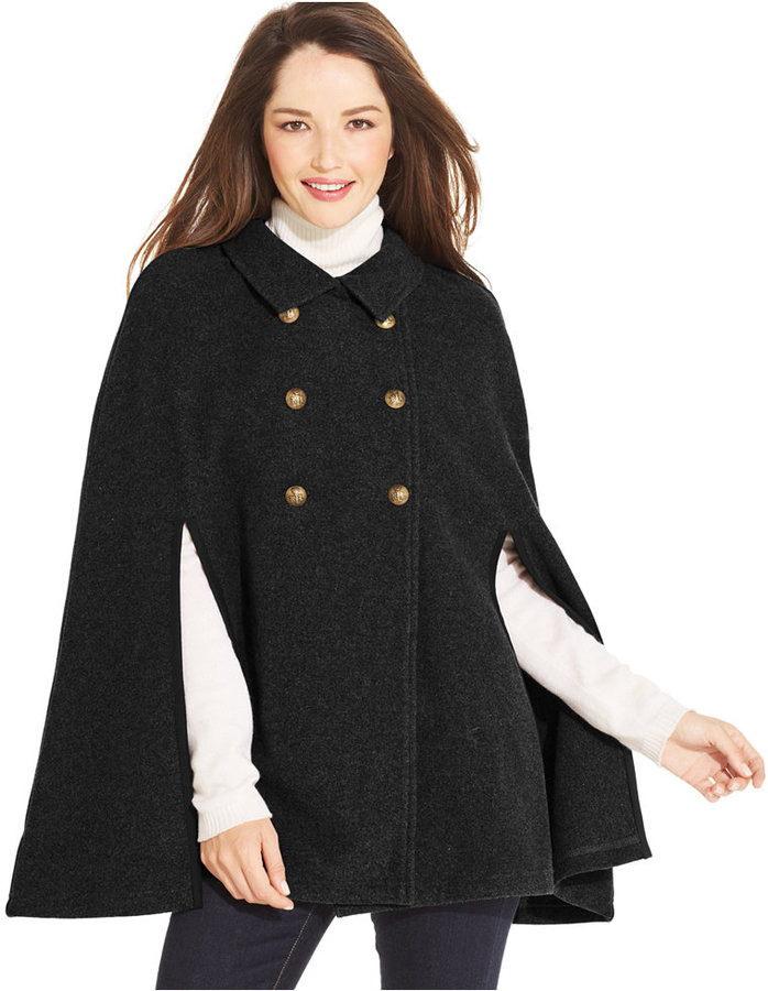 ralph lauren poncho coat