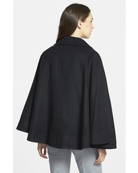 Trina Turk Double Breasted Wool Blend Cape