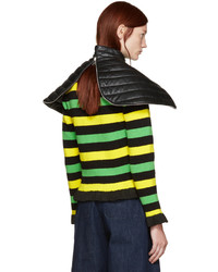 J.W.Anderson Jw Anderson Black Leather Capelet
