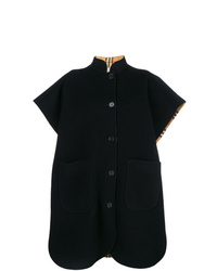Burberry Loose Fitted Cape Coat