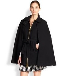 Milly Sienna Belted Cape Coat