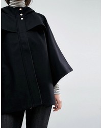 Only Wool Cape Coat