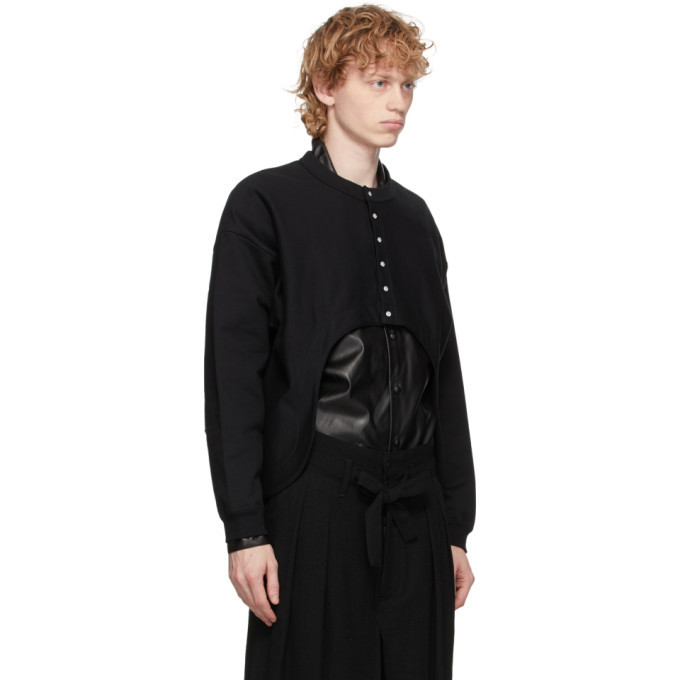 SASQUATCHfabrix. Black Bolero Snap Cardigan, $355 | SSENSE | Lookastic