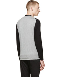 Marc by Marc Jacobs Black Grey Colorblock Cardigan