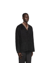 Our Legacy Black Mohair Cardigan