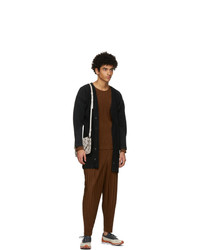 Homme Plissé Issey Miyake Black Monthly Colors October Long Cardigan