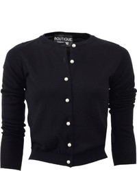Moschino Boutique Pearl Button Cardigan