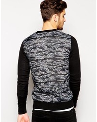 Izzue Cardigan With Camo Back Panel