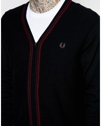 Fred Perry Cardigan With Tipping
