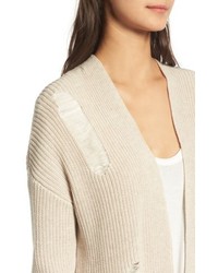 Distressed Cotton Cardigan