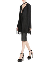 Roberto Cavalli Fringed Cardigan