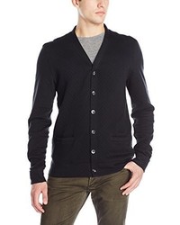 Naked & Famous Denim Slim Cardigan In Quilted Knit
