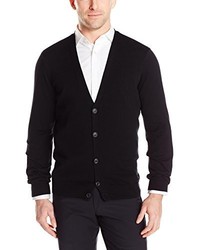 Perry Ellis Solid Button Front Cardigan