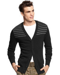 American Rag Sweater Stripe Button Cardigan
