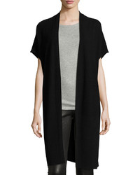 Vince Textured Belted Long Cardigan