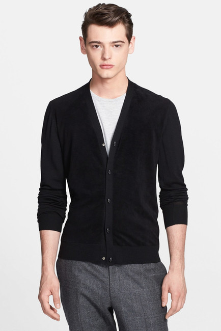 The Kooples Leather Front Wool Cardigan | Where to buy & how to wear