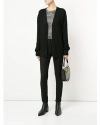 T by Alexander Wang Twisted Sleeve Cardigan
